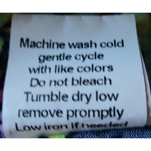 Notations Women's Short Sleeve Multi Color Stretch Shirt Size XL - Picture 11 of 11